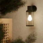 Светильник садово-парковый Vega на стену вниз 10.5*24*14.2cm, 170-240V / 50Hz, 1xE27, Max.60W, IP54 | GD022 | Gauss