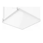 Светильник светодиодный "BASIC" грильято 588*588*50мм 60 ВТ 5000К с планкой для подвеса, опал, аварийный | B1-R3-00010-31GA2-2006050 | VARTON