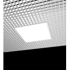 Светильник светодиодный GR070 2.0 45Вт 3000К 588*588*50 мм с планк/подв с призм. рас. авар пост. белый IP40 | V1-R3-00010-31PRA-2004530 | VARTON
