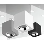 Светильник светодиодный DL-02 Cube накладной 100*110 12W 3000K 35° RAL9010 белый матовый | V1-R0-00360-20000-2001230 | VARTON