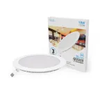 Встраиваемый светильник ультратонкий круглый IP20 18W225х22 O 210 6500K 1560лм 1/20 | 939111318 | Gauss