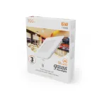 Светильник светодиодный встраиваемый ультратонкий квадратный IP20 6W 2700K | 940111106 | Gauss