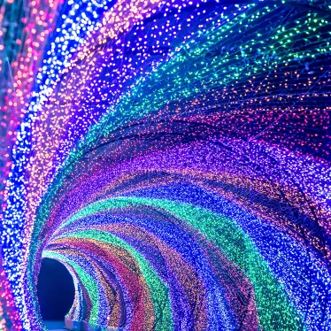 Светодиодная гирлянда ARD-STRING-CLASSIC-10000-BLACK-100LED-FLASH PINK (230V, 7W) | 025807 | Arlight