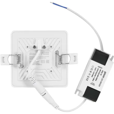 Встраиваемый светильник Frameless квадрат 9W 4000K 1/60 | 968511209 | Gauss
