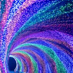 Светодиодная гирлянда ARD-STRING-CLASSIC-10000-BLACK-100LED-STD PINK (230V, 7W) | 025806 | Arlight