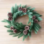 Еловый венок с шишками Ø 45см, Литой | 307-144 | NEON-NIGHT