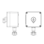 Взрывозащищенный пост управления из полиэстера CPE-P-03-(1xPB54(11))-1xKAEPM2MHK-20(C)1Ex d e IIC Т5 Gb / Ex tb IIIC T95°C Db IP66 / КЗ