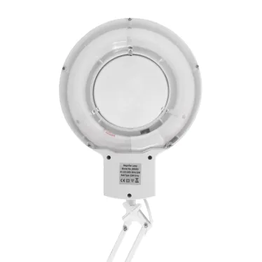 Лупа на струбцине , круглая, 8D, с подсветкой, белая | 31-0021 | REXANT