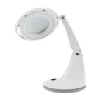 Лупа настольная 3D+12D с подсветкой 48 LED, белая | 31-0245 | REXANT