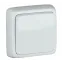 Выключатель открытой установки, одноклавишный, с изолирующей пластиной, цвет белый | ВА16-113 | HEGEL