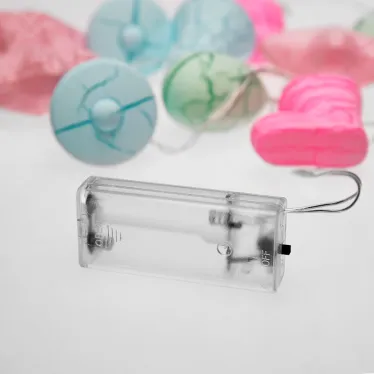 Гирлянда светодиодная Новый год 1,5 м, прозрачный ПВХ, 10 LED, теплый белый, питание 2 х АА (батарейки не в комплекте) | 303-081 | NEON-NIGHT