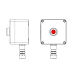 Взрывозащищенный пост управления из полиэстера CPE-P-03-(1xP1R(11))-1xKA2MHK(C)1Ex d e IIC Т5 Gb / Ex tb IIIC T95°C Db IP66 / КЗ / ШЗ