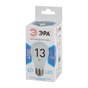 Лампа светодиодная LED A60-13W-840-E27(диод,груша,13Вт,нейтр,E27)