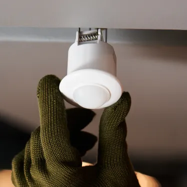 Датчик движения точечный ДДТ 02, 360°, 500 Вт, 10-2000 Лк, 6 м, 10-420 сек. | 11-9207 | REXANT