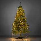 Елочная гирлянда с кольцом, 7 нитей по 1,8 метра, цвет диодов теплый белый, не соединяется | 235-086 | NEON-NIGHT