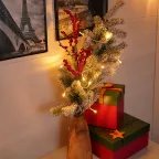 Гирлянда светодиодная универсальная 10 LED, 1,2 метра, прозрачный ПВХ, теплое белое свечение, батарейки 2хАА | 303-073 | NEON-NIGHT