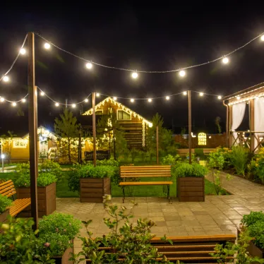 Шнур Belt-Light  2 жилы  шаг 40 см  патроны e27 влагостойкая IP65 | 331-212 | NEON-NIGHT