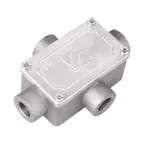                 Коробка ответвительная алюминиевая 4 ввода М25х1.5 IP55 118х83х42мм
               