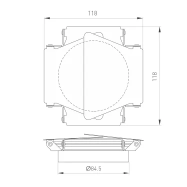 Экран FANTOM-W23-2000 OPAL (Arlight, Пластик) | 040818 | Arlight