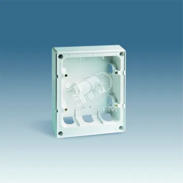 Коробка монтажн.для рамки 27850. Бел.98х150х40мм