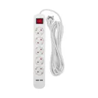                  Удлинитель STANDARD 5 гнезд, 5 м, 3х1,0 мм2, с/з, с выключателем, 2 USB, белый
               