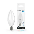 Лампа светодиодная Elementary Свеча 10W 750lm 6500K Е14 LED 1/10/100 | 33130 | Gauss