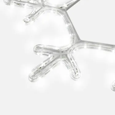 Фигура "Снежинка" цвет белый, размер  45*38 см  | 501-212-1 | NEON-NIGHT