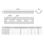 Омега-профиль 400 INOX