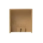 Заглушка (25х16) (4 шт) Plast под светлое дерево