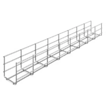 Проволочный лоток 100х105х3000, толщ. 4,0 мм, гальван. цинк