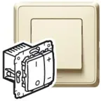 CARIVA Диммер 500Вт в рамку бежевый