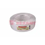 Телефонный кабель ШТЛП 4 жилы Cu, белый, 100м, REXANT