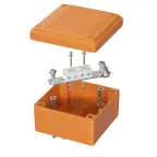                  Коробка пластиковая FS с гладкими стенками и клеммниками IP56 100х100х50мм 4р 450V 6A 4мм.кв
               