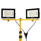 Прожектор на штативе 2*70W 6400К 220V черный IP65 , LL-504 | 41544 | FERON
