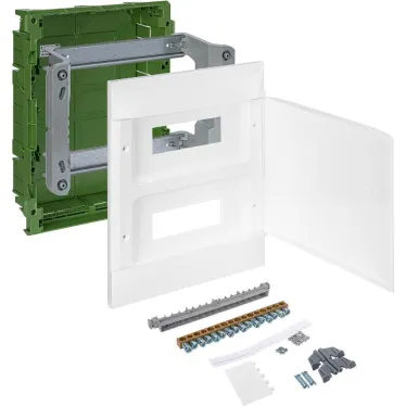 Practibox S Пластиковый щиток Встраиваемый (ЩРв-П) (в полые стены) 2X12 Белая дверь