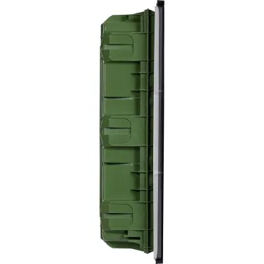 Щит распределительный встраиваемый ЩРв Practibox3 2х12м земля+нейтраль прозрачная дверь