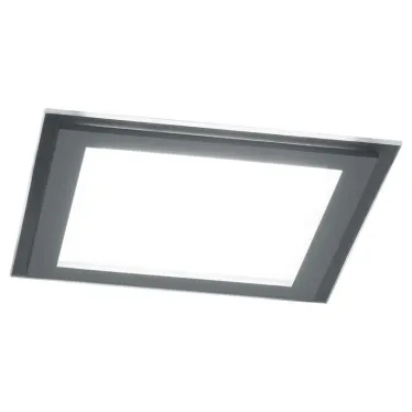 Светильник светодиодный ДВО-6w 4000K 480Лм квадратный со стеклом белый