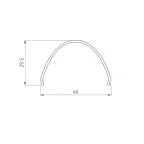 Крепление MOONLIGHT-HR-CEILING-CLIP-D25 (Arlight, Пластик) | 037473 | Arlight