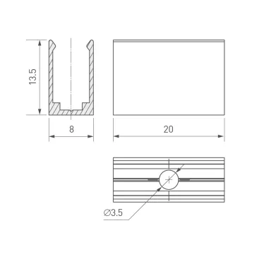 Экран ARH-LINE-6085-3000 OPAL (Arlight, Пластик) | 033820 | Arlight