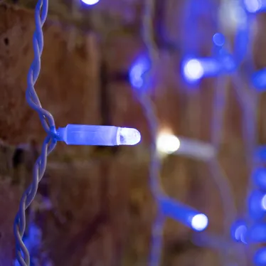 Гирлянда "Светодиодный Дождь" 2х1,5м, эффект мерцания, белый провод, 230 В, диоды СИНИЕ, 360 LED | 235-223 | NEON-NIGHT