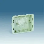 Коробка для внутреннего монтажа 2-рядной рамки с суппортами, 236х171х50,5мм