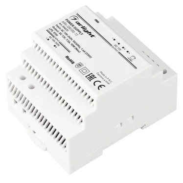 Блок питания ARV-DR100-12 (12V, 7.5A, 90W) (Arlight, IP20 DIN-рейка) | 034673 | Arlight