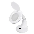 Лупа настольная 3D+12D с подсветкой 60 LED, белая | 31-0243 | REXANT