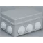 Коробка NSS-DB-150-110-70-10-GR распаячная открытого монтажа с мембранами 150х110х70