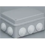Коробка NSS-DB-150-110-70-10-GR распаячная открытого монтажа с мембранами 150х110х70