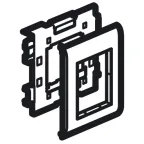 Суппорт Mosaic - 2 модуля - для кабель-каналов Metra 160x50 | 638086 | Legrand