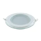 Светильник светодиодный встраиваемый круглый с декоративным стеклом 6W 3000K 1/40 | 947111106 | Gauss