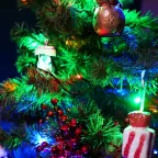 Гирлянда "Твинкл Лайт" 10 м, темно-зеленый ПВХ, 80 LED, цвет мультиколор | 303-049 | NEON-NIGHT