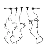 Гирлянда "LED ClipLight" 24V, 5 нитей по 20 метров, цвет диодов ТЕПЛЫЙ БЕЛЫЙ, Flashing (Белый) | 323-606 | NEON-NIGHT