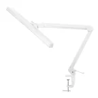 Лампа настольная бестеневая на струбцине ECO light, 324 SMD LED с диммером, теплый/холодный цвет свечения, белая | 31-0410 | Rexant